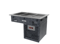 Прилавок холодильный встраиваемый компактный RC12DК Drop IN 1200х500х600; h=200мм