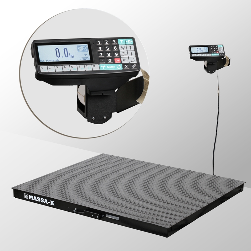 весы платформенные с печатью этикеток 4D-PМ-7-3000-RP